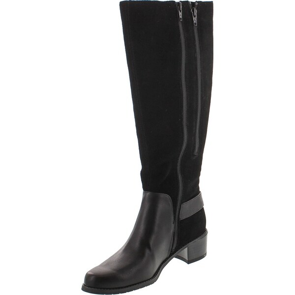 aerosoles black riding boots
