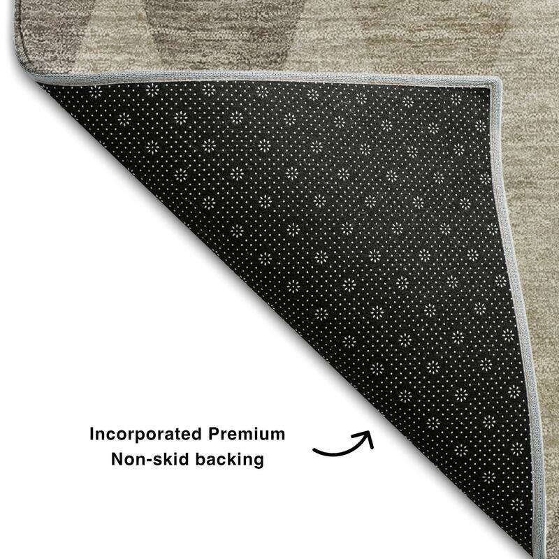 Premium Washable Super Soft Modern Diamonds Mayfield Rug