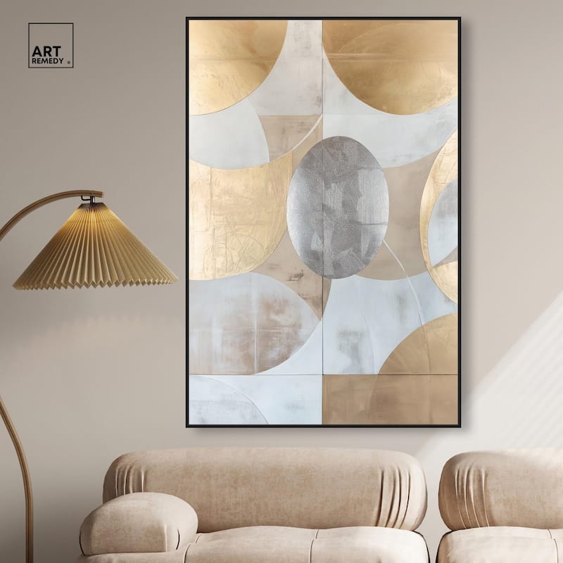 Golden Orb II Canvas by Art Remedy