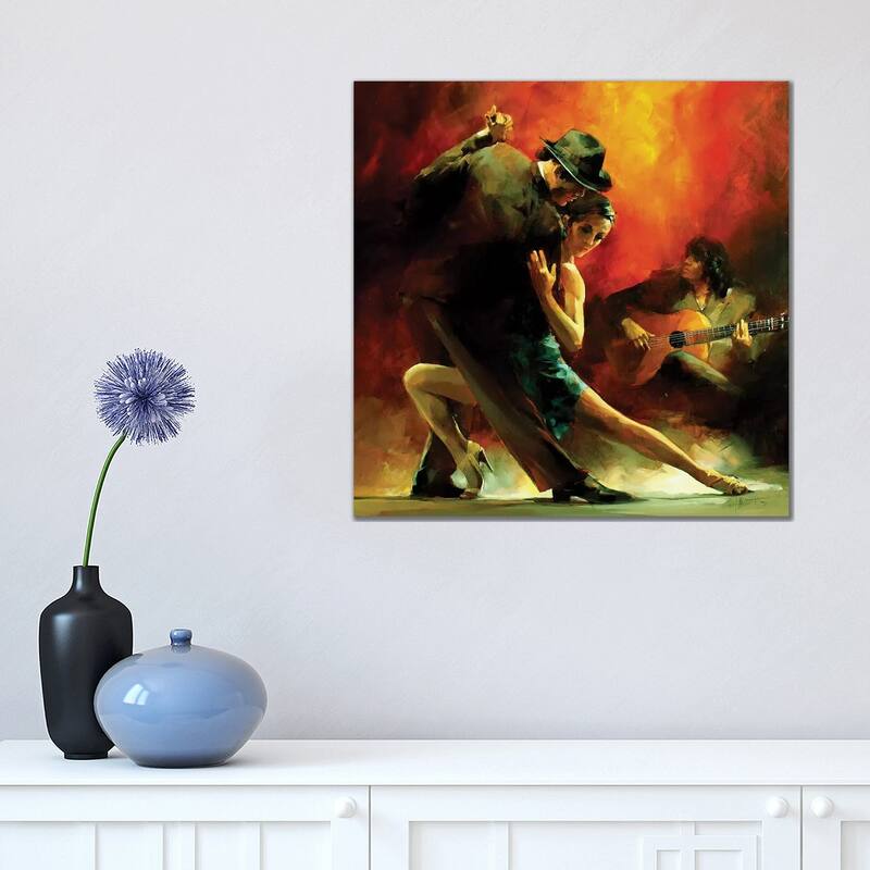 iCanvas "Tango Argentino III" by Willem Haenraets Canvas Print - 18x18x1.5