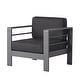 preview thumbnail 31 of 43, Cape Coral Outdoor Club Chairs with Optional Sunbrella Cushions (Set of 2) by Christopher Knight Home