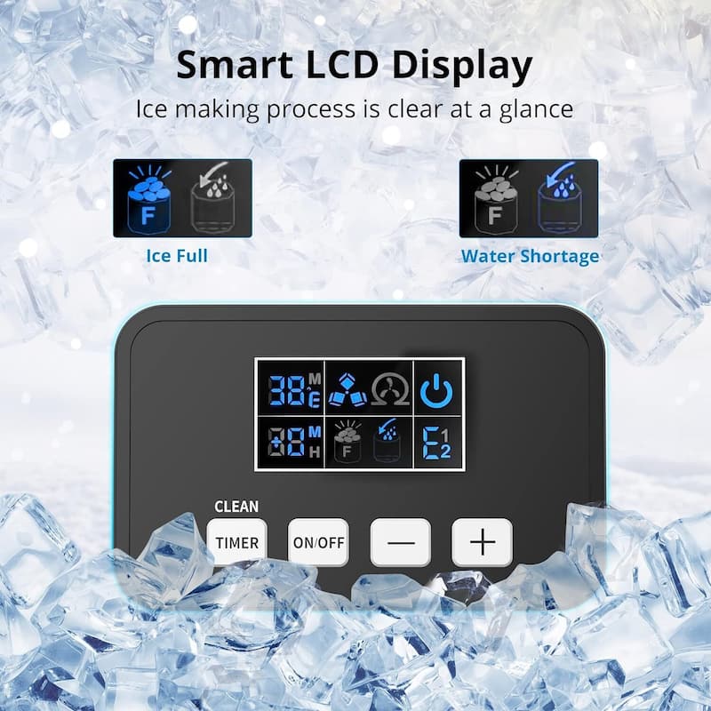 350 LBS/24H Commercial Ice Maker Machine with 220 LB Storage Bin - N/A