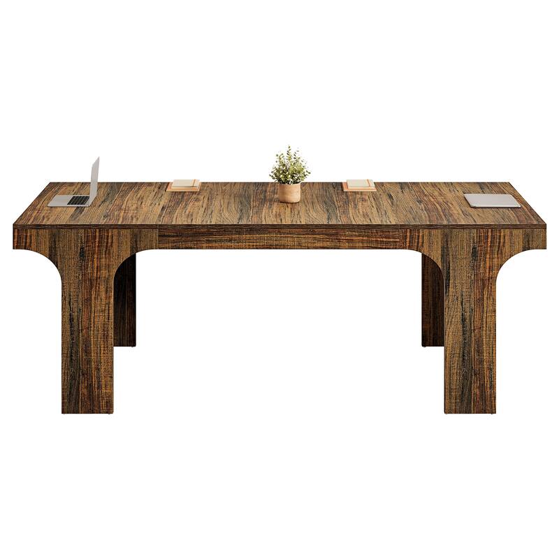 Large Executive Conference Table, Office Meeting Table, Boardroom Computer Writing Desk Workstation Accent Table