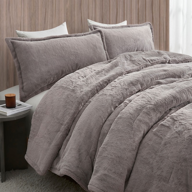 Frosted Cupcakes - Coma Inducer® Oversized Comforter Set - Buttercream Gray
