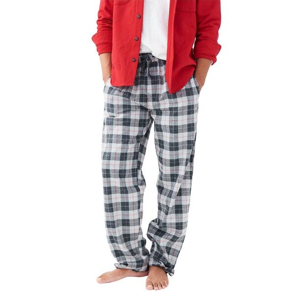 Shop Aeropostale Mens Plaid Pajama Lounge Pants Grey Small Overstock 29432774