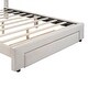 preview thumbnail 13 of 50, Pink Full Velvet Upholstered Bed with Large Storage Drawer - Chic & Functional