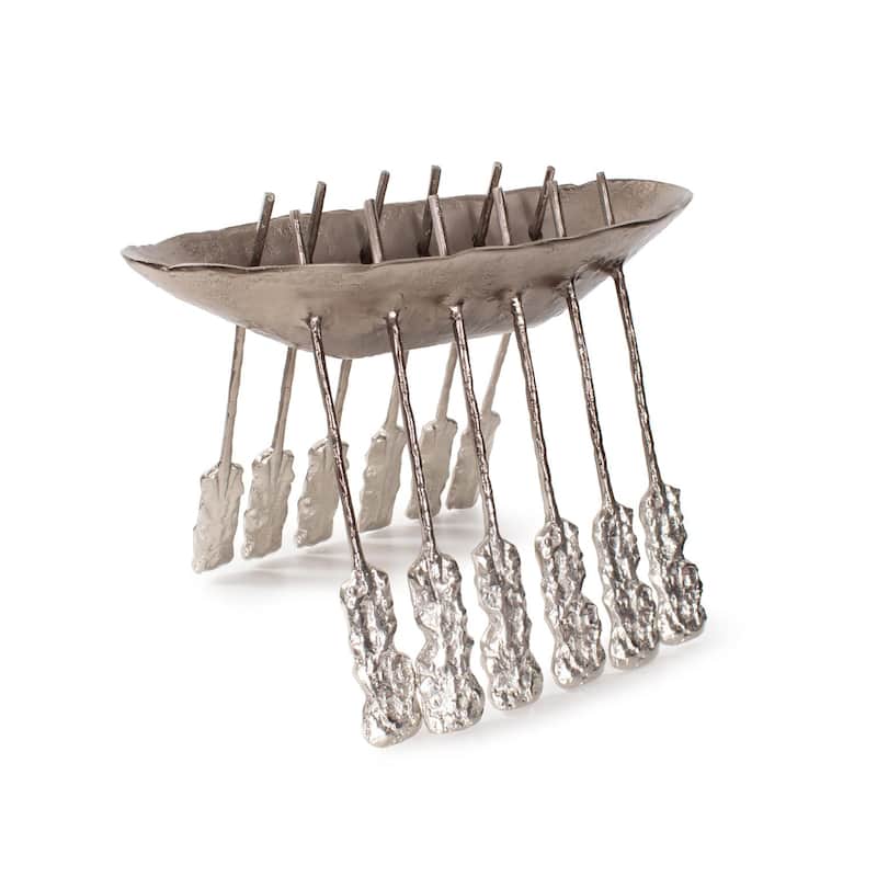 Viking Oseberg Ship Sculpture - 12H x 5W x 3.5D