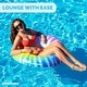 preview thumbnail 3 of 6, Inflatable Spiral Tie Dye Swimming Pool Ring - 36.5"