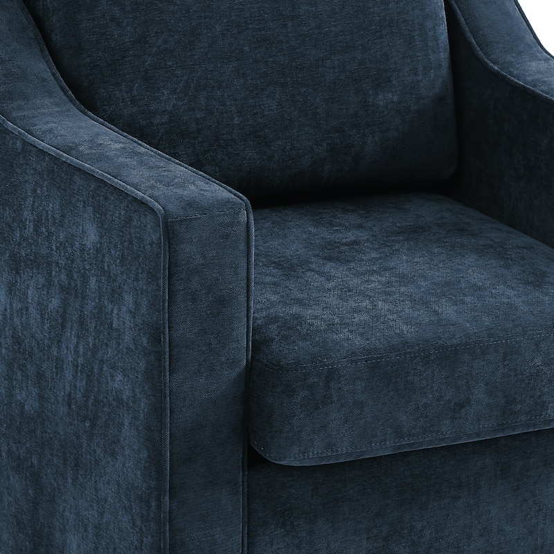 Modern Swivel Upholstered Armchair Accent chair Set of 2