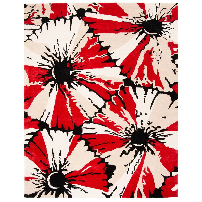 SAFAVIEH Handmade Soho Tyesha Floral N.Z. Wool Rug