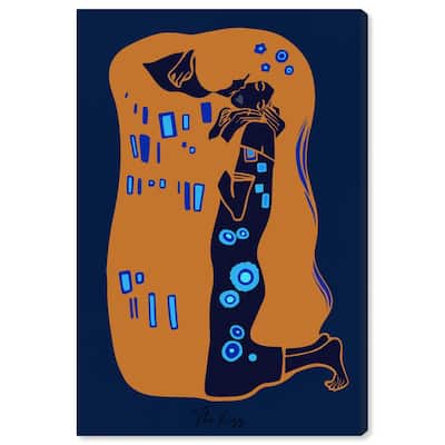 The Kiss Canvas by Art Remedy, Gallery Wrapped