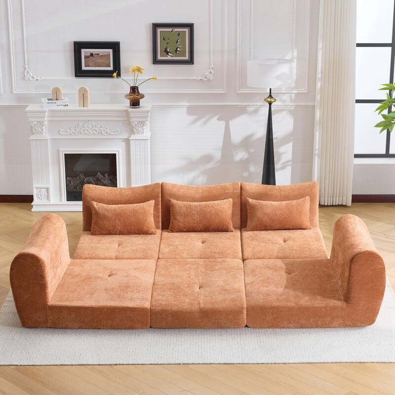 Modular Cloud Sofa, Convertible Folding Sofa Bed