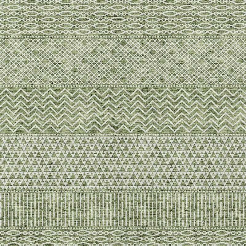 HomeRoots Chevron Modern Rectangle Outdoor Rug