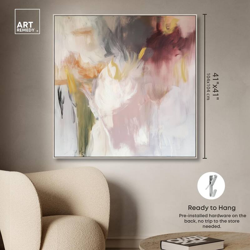 Painterly Energy Canvas by Art Remedy