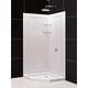 preview thumbnail 22 of 38, DreamLine Prime 33 in. x 33 in. x 76 3/4 in. H Shower Enclosure, Shower Base and Acrylic Backwall Kit