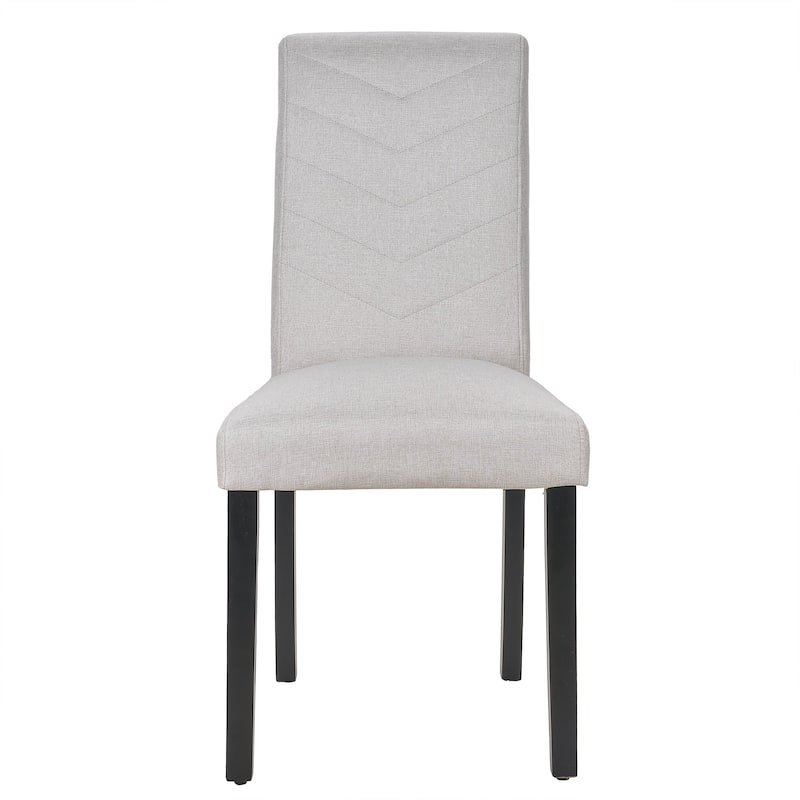 VECELO Upholstered Dining Chairs Set of 6 Parson Classic Upholstered Dining Chair,Modern 37" Parson Chairs