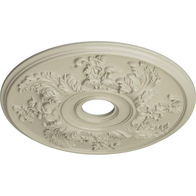 23 5/8"OD x 4 5/8"ID x 1 7/8"P Acanthus Twist Ceiling Medallion