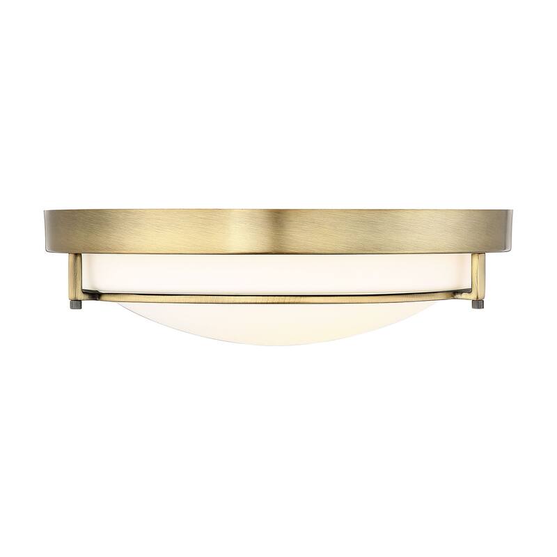 Trade Winds Felton 2-Light 13" Ceiling Light For Hallways and Bedrooms