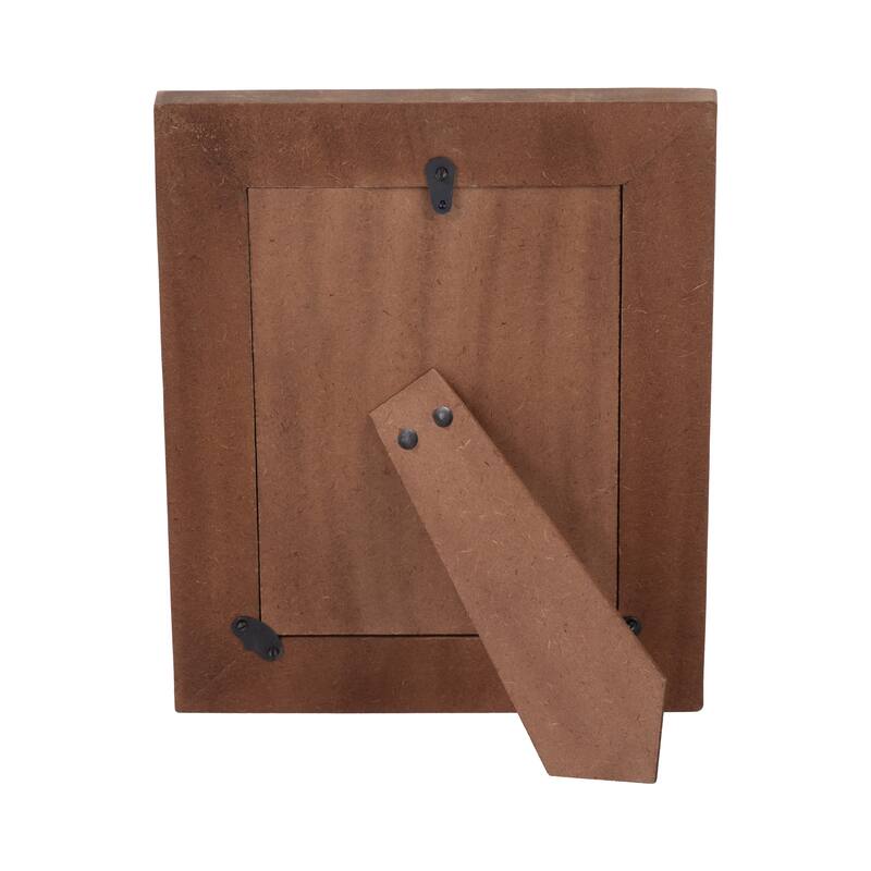 Wood Resin Butterflies Photo Frame Decor - Ivory