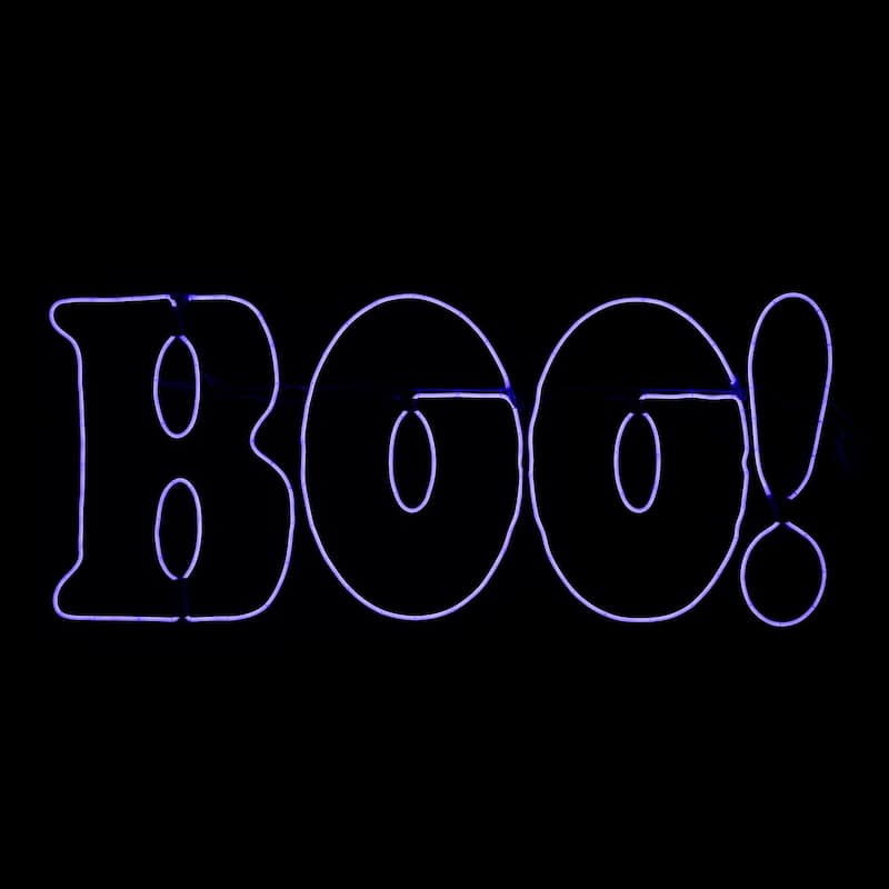 Litelines Boo sign