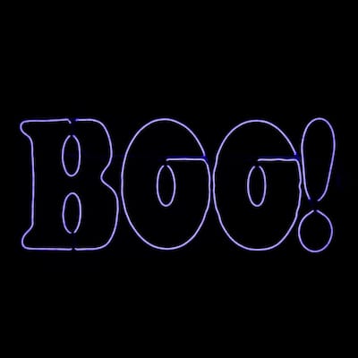 Litelines Boo sign