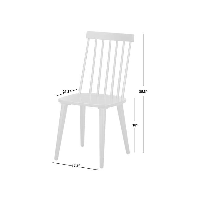 Lifestorey Lowry Solid Wood Dining Chairs (Set of 2)