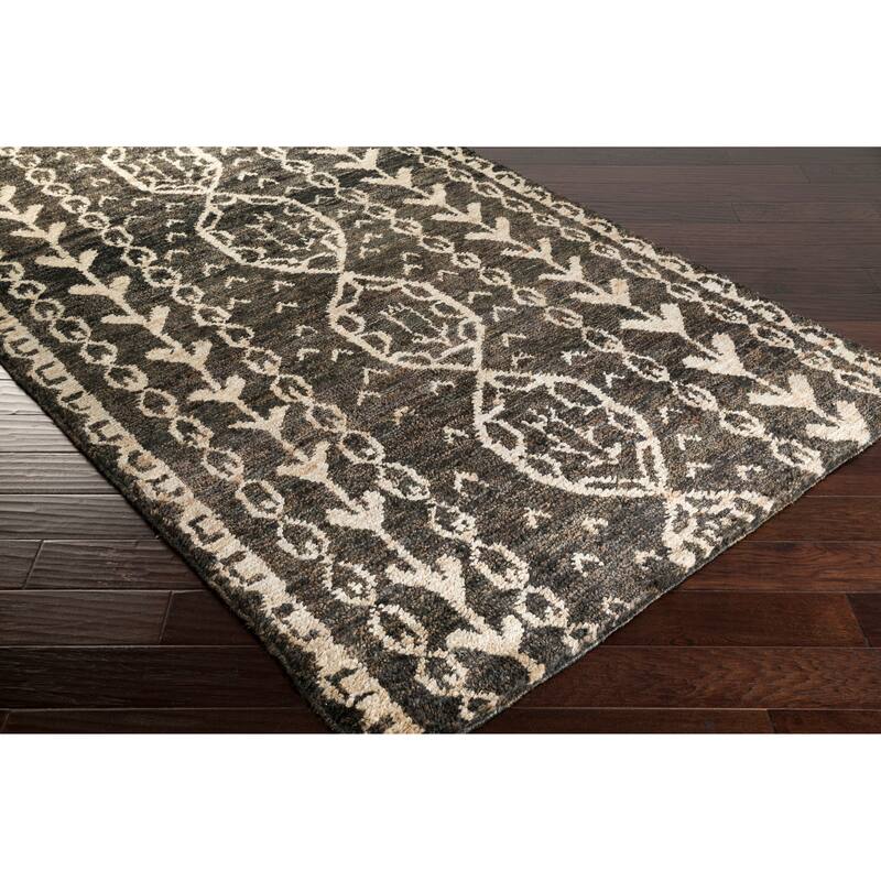 The Curated Nomad Clarendon Hand Knotted Bohemian Jute Area Rug