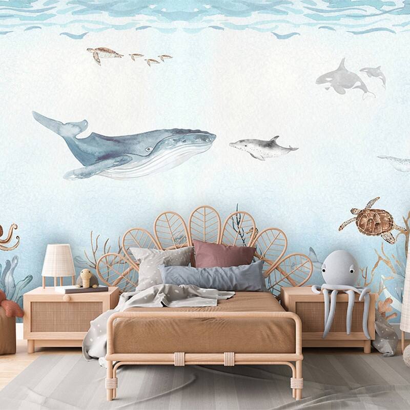 Tempaper Ocean Bliss Peel and Stick Wall Mural - 8' x 13'