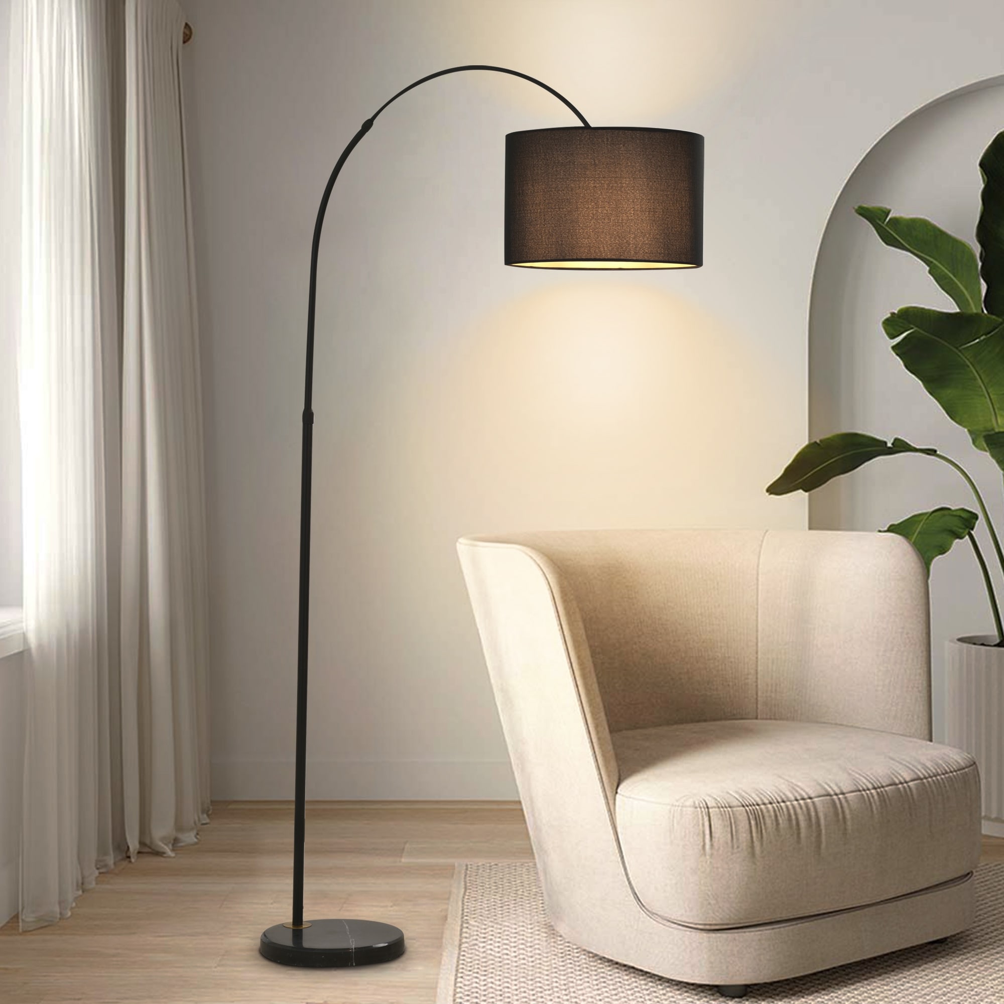 Small arched floor lamp outlet