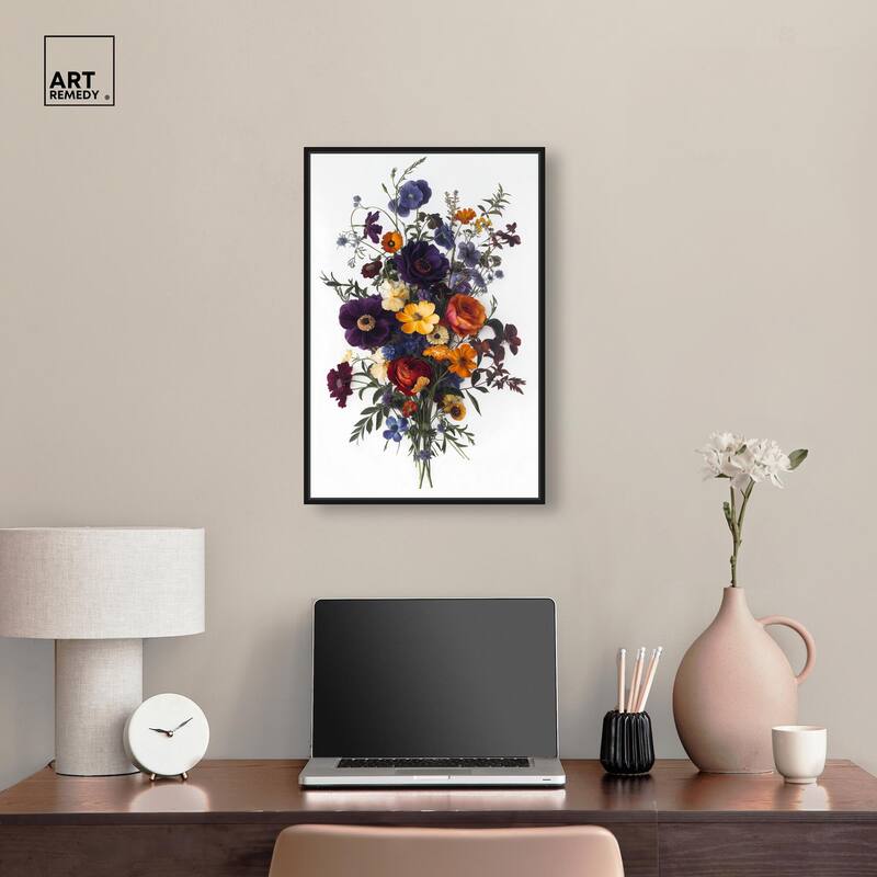 Regal Rose Riot III Canvas by Art Remedy