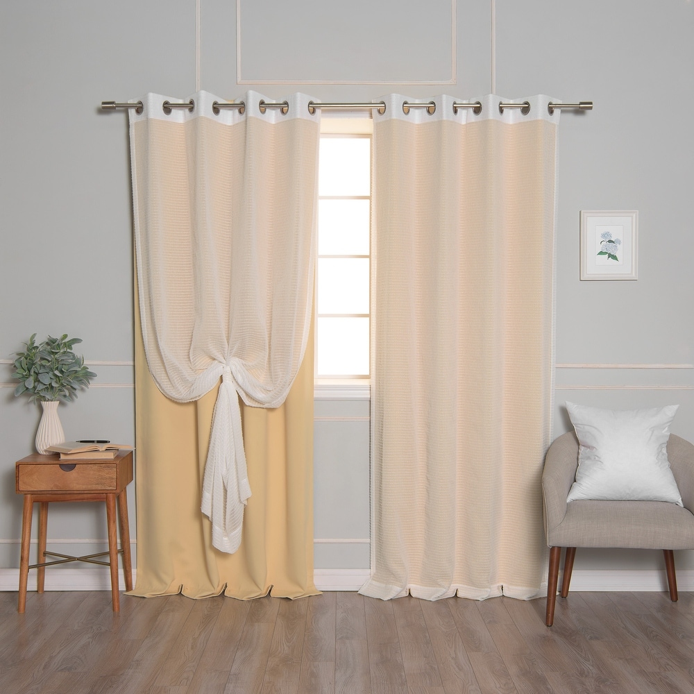 Yellow Stripe Curtains - Bed Bath & Beyond