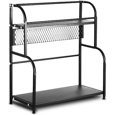 Cheer Collection 2 Tier Spice Rack Pantry Organizer Display Stand