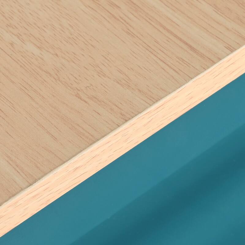 Rolling Kitchen Cart on 5 Wheels with Power Outlet, Folding Storage Dining Table with Spice & Towel Rack - Green