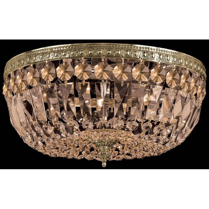 Crystorama Lighting Group 712-GT-MWP Ceiling Mount 3 Light 12" Wide