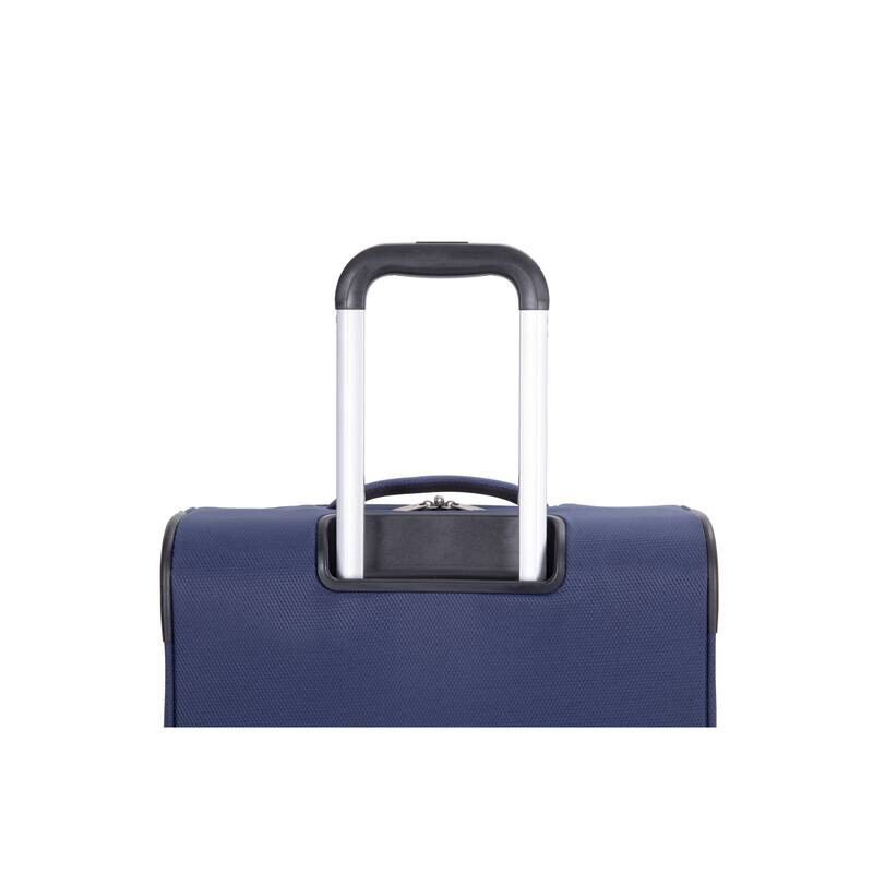 3-Piece Set (18/Travelbag /toiletry bag) ,Softshell Suitcase Spinner Wheels Terylene Polyester Luggage Sets