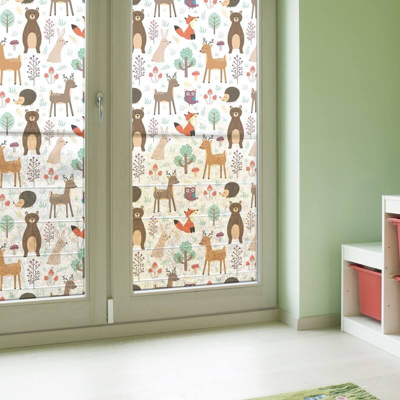 Crearreda Forest Window Film Stickers