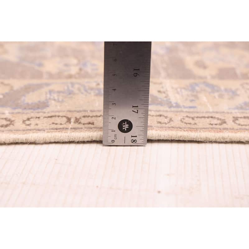 ECARPETGALLERY Hand-knotted Antalya Vintage Beige Wool Rug - 8'5 x 10'10