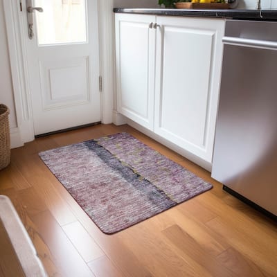 Machine Washable Indoor/ Outdoor Chantille Modern Contemporary Rug