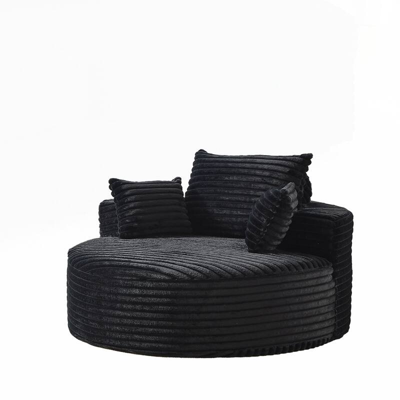 Corduroy Sponge single sofa,No Assembly Required