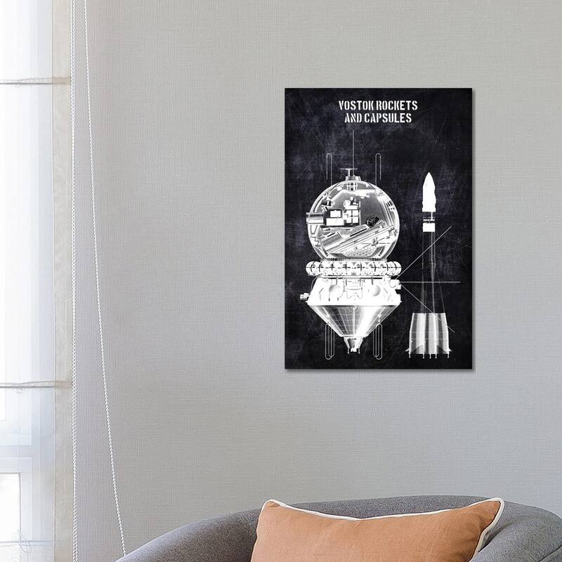 iCanvas "Vostok Rockets" by Joseph Fernando Canvas Print - 26x18x1.5