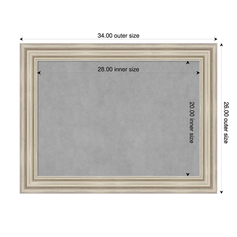 Amanti Art Sierra Black Brown Framed - 34 x 26 in - Sierra Silver