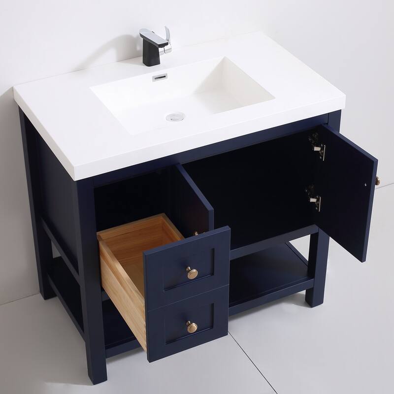 Winslow 36" Single Bathroom Vanity Set - 21D x 36W x 34H