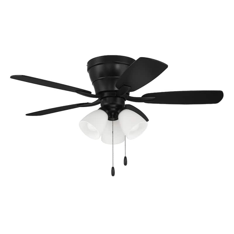 Wheeler 42 3-Light - Flat Black