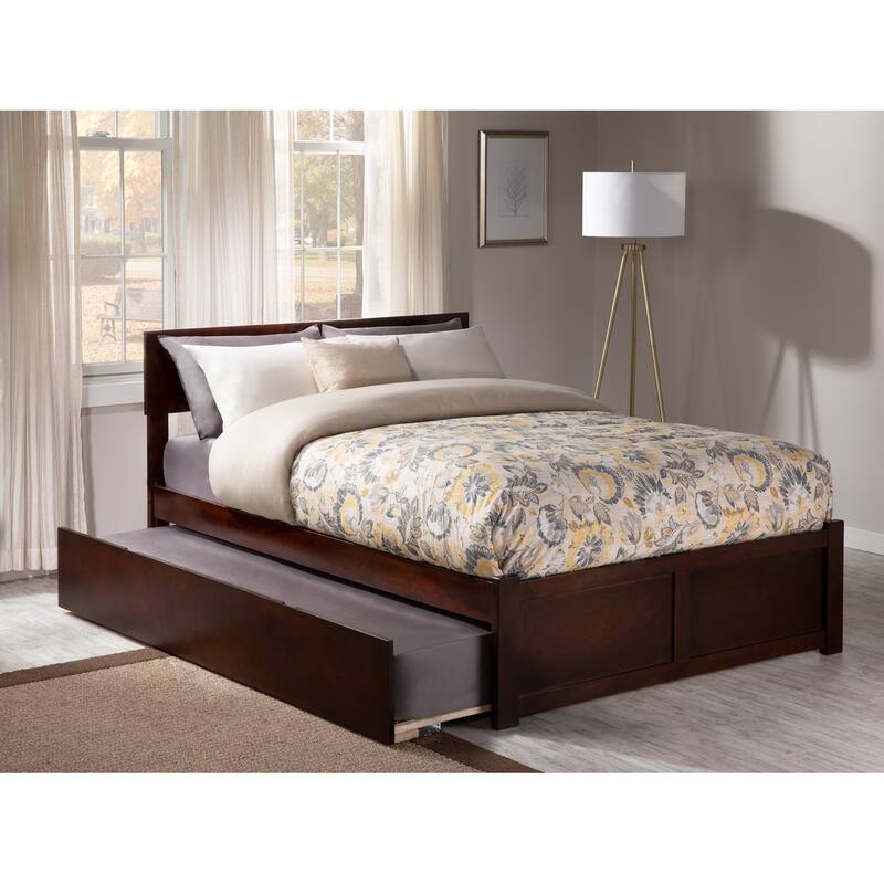 AFI Orlando King Platform Bed with Twin XL Trundle