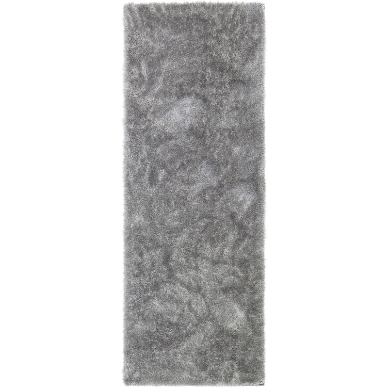 Well Woven Feather Liza Solid Shag Area Rug