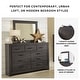 preview thumbnail 32 of 38, Signature Design by Ashley Brinxton Urban Charcoal Dresser