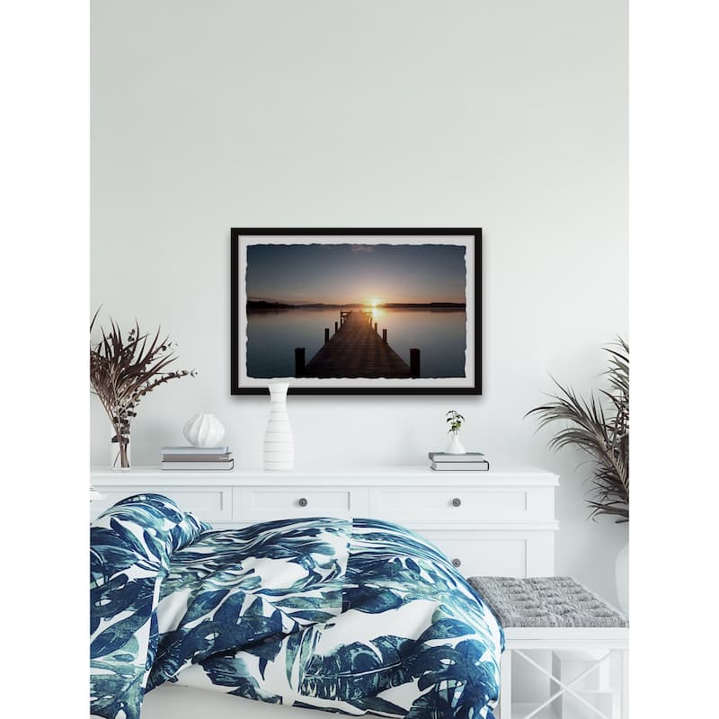 'The Sunset Awaits' Framed Painting Print