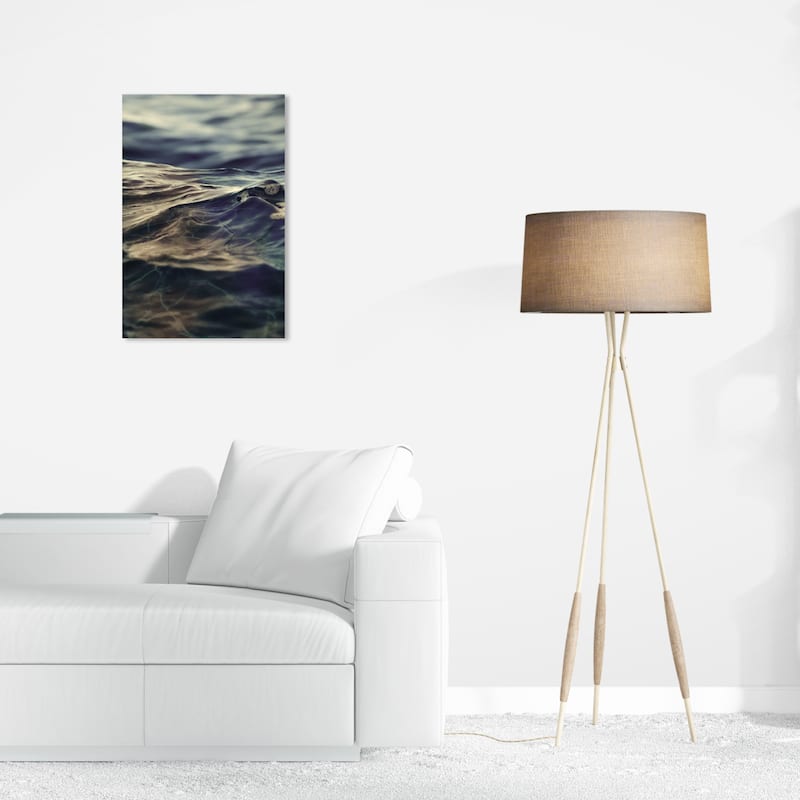 Wynwood Studio Canvas Nautical and Coastal Cold Waters Blue and Nautical & Coastal Wall Art Canvas Print - 24 x 16