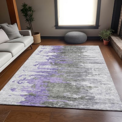 Premium Washable Super Soft Abstract Prints Mayfield Rug