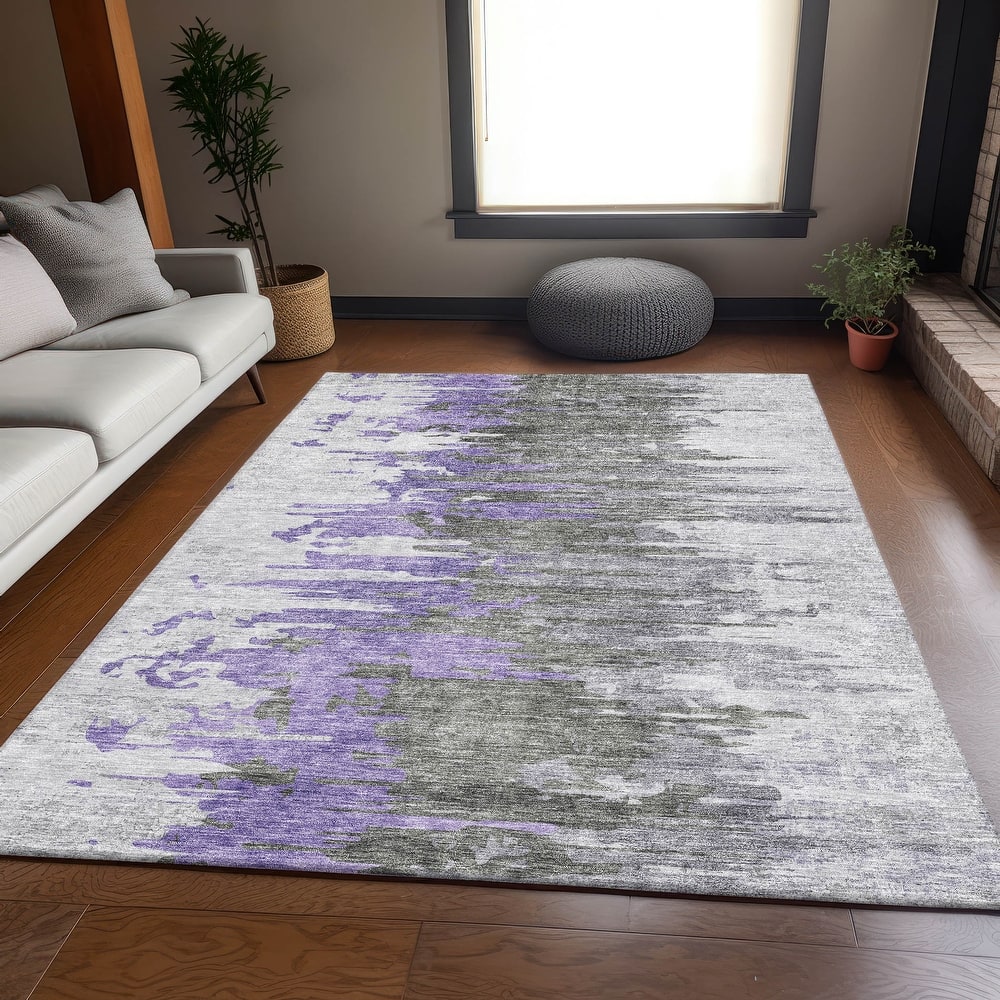 Premium Washable Super Soft Abstract Prints Mayfield Rug